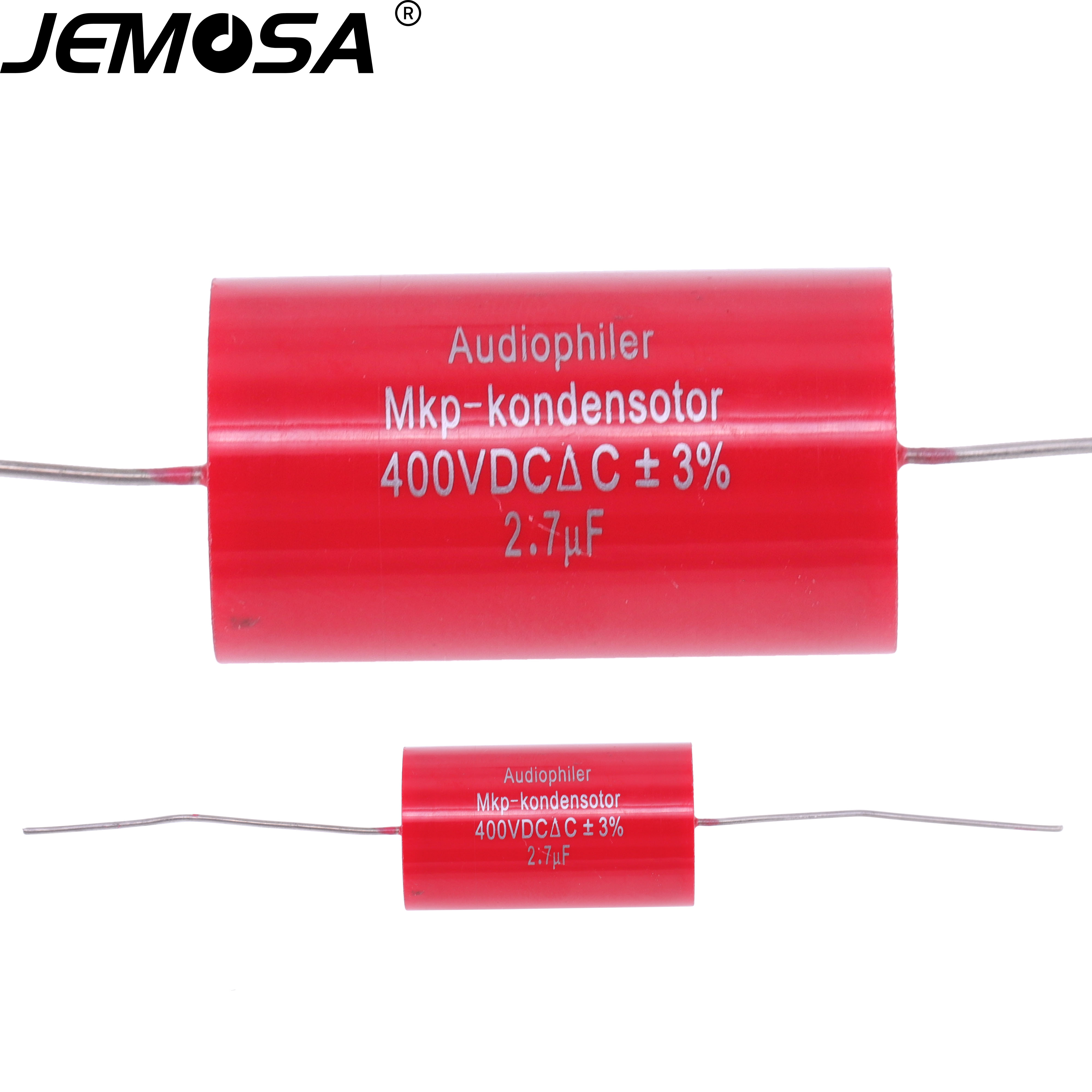 2 7UF400V Crossover Capacitor Stepless Axial Fever Coupling Capacitor