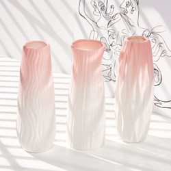 Medium-Sized Gradient Pink Dried Flower Hydroponic Ceramic Vase Nordic Creative Home Decor Living Room Dining Room Desk Flower Vessel Medium-Sized Gradient Pink Dried Flower Hydroponic Ceramic Vase Nordic Creative Home Decor Living Room Dining Room Desk Flower Vessel