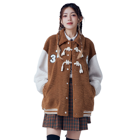 Jinyuan jacket for women's mid-length loose 2022 winter new age-reducing sports fleece top E225108
Jinyuan jacket for women's mid-length loose 2022 winter new age-reducing sports fleece top E225108