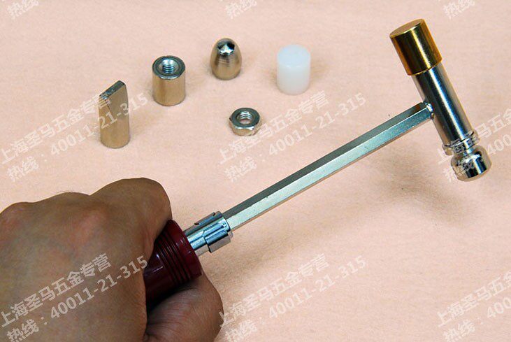 Молотки-гвоздодёры 【台湾宝工】可替换式迷你锤-6支组 多功能锤子 榔头 pd-2611 Pro'skit