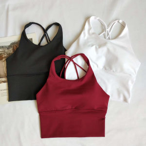 Summer back sports underwear female earthquake prevention gathers running fitness essay anti -sagging yoga suspenders vest Summer back sports underwear female earthquake prevention gathers running fitness essay anti -sagging yoga suspenders vest