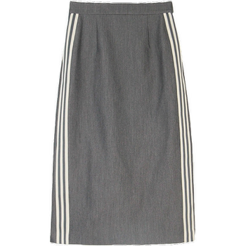 A contrasting skirt, Beauty Garden straight skirt, long skirt
 A contrasting skirt, Beauty Garden straight skirt, long skirt