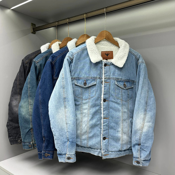 Daily single! Inside imitation lamb velvet autumn and winter men's casual versatile lapel denim jacket jacket
Daily single! Inside imitation lamb velvet autumn and winter men's casual versatile lapel denim jacket jacket
