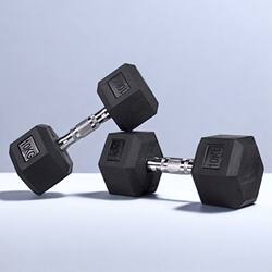 Rubber-Coated Hexagonal Dumbbells for Men's Fitness Equipment, Gym Commercial Use, 5Kg-30Kg, Women's Arm Muscle Training, Home Use Rubber-Coated Hexagonal Dumbbells for Men's Fitness Equipment, Gym Commercial Use, 5Kg-30Kg, Women's Arm Muscle Training, Home Use