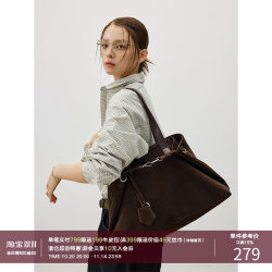 LR MADE 25AW dark grain PU/grained suede shoulder/crossbody/hand carry commuting HOBO tote bag LR MADE 25AW dark grain PU/grained suede shoulder/crossbody/hand carry commuting HOBO tote bag