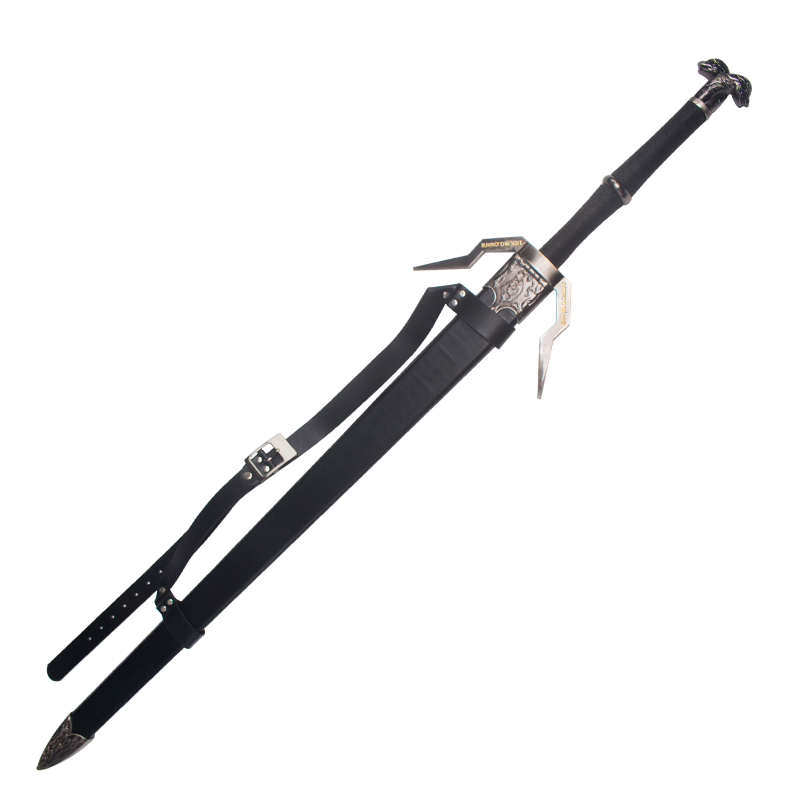 巫师3 狂猎杰洛特白狼钢剑银剑COSPLAY 道具游戏装备