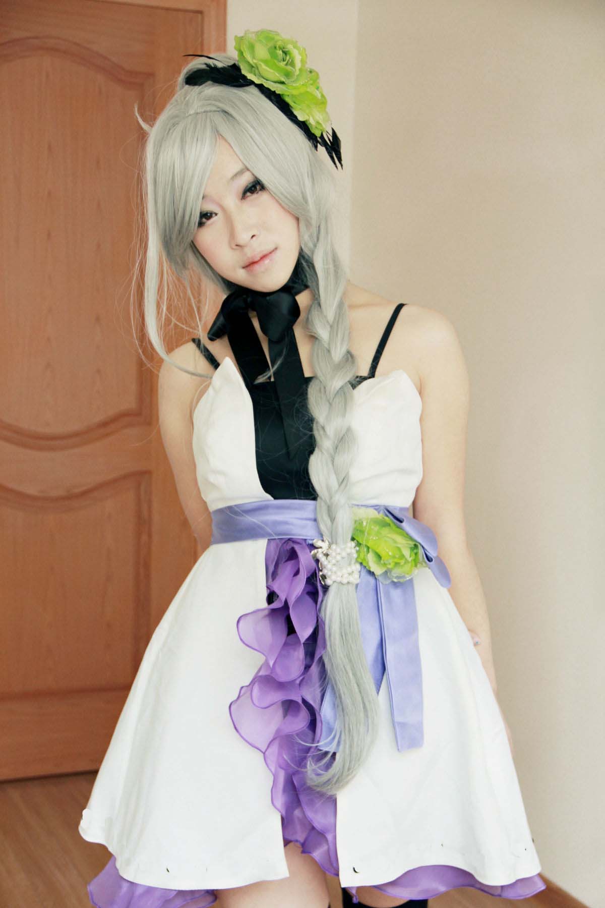 cos服装 cosplay服饰 v家系列 山茶花系列 弱音 cos服