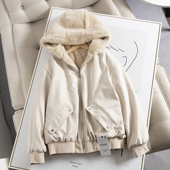 YW372 can wear thickened coats on both sides, thickened plush hooded jacket, winter warm and thick outer jacket new winter
YW372 can wear thickened coats on both sides, thickened plush hooded jacket, winter warm and thick outer jacket new winter