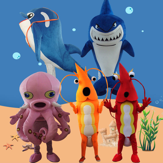 Lobster, Shark, Shark Dolphin Eight -Claw Calcium Cartoon Puppet Clothing Walking Performance Prop Polk Doll Doll
Lobster, Shark, Shark Dolphin Eight -Claw Calcium Cartoon Puppet Clothing Walking Performance Prop Polk Doll Doll