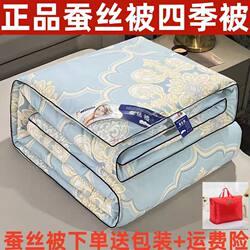 Silk Quilt 100% Mulberry Silk Spring and Autumn Quilt Air-Conditioning Quilt All-Cotton Summer Quilt Winter Quilt Single Double Quilt Core Silk Quilt 100% Mulberry Silk Spring and Autumn Quilt Air-Conditioning Quilt All-Cotton Summer Quilt Winter Quilt Single Double Quilt Core