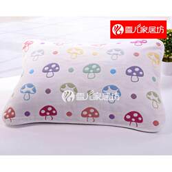 Pure cotton six-layer gauze mushroom cotton towel handkerchief children pillow towel baby pillow towel baby pillow towel Pure cotton six-layer gauze mushroom cotton towel handkerchief children pillow towel baby pillow towel baby pillow towel