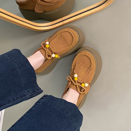 Retro Birkenstock shoes for women 2025 spring new lazy shoes with one foot thick sole heightened soft sole bean shoes trendy
Retro Birkenstock shoes for women 2025 spring new lazy shoes with one foot thick sole heightened soft sole bean shoes trendy