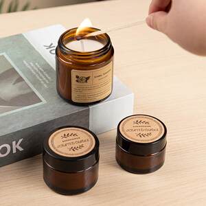 Soy wax creative candle aromatherapy glass jar aromatherapy candle 
Soy wax creative candle aromatherapy glass jar aromatherapy candle