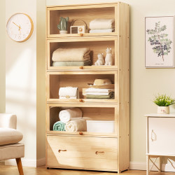 Solid wood storage cabinet, household snack drawer, baby and child wardrobe organizer, multi-layer storage Solid wood storage cabinet, household snack drawer, baby and child wardrobe organizer, multi-layer storage