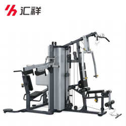 Huixiang HX-ZW05 five-person station commercial leg push chest Hacker squat strength training device multi-functional comprehensive machine Huixiang HX-ZW05 five-person station commercial leg push chest Hacker squat strength training device multi-functional comprehensive machine