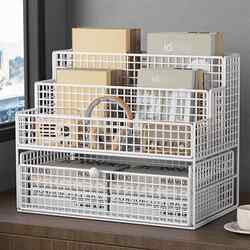 Desktop Bookshelf Bedroom Decoration Multi-Layer Pull-Out Storage Rack Living Room Magazine Organizer Storage Box Desktop Bookshelf Bedroom Decoration Multi-Layer Pull-Out Storage Rack Living Room Magazine Organizer Storage Box