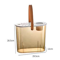 Trash can waste water transparent plastic tea trash can Trash can waste water transparent plastic tea trash can