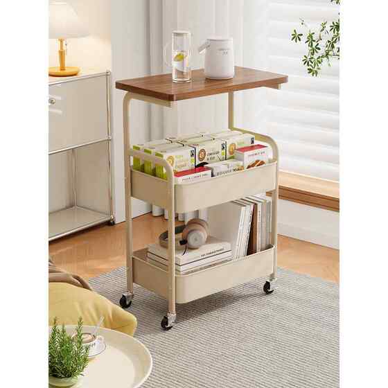 Small cart lathe movable snack storage rack floor-to-ceiling bedside coffee table small table living room sofa table
Small cart lathe movable snack storage rack floor-to-ceiling bedside coffee table small table living room sofa table