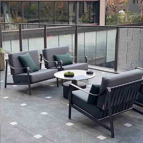 Nordic modern outdoor sofa coffee table combination villa courtyard garden leisure furniture designer outdoor balcony
Nordic modern outdoor sofa coffee table combination villa courtyard garden leisure furniture designer outdoor balcony