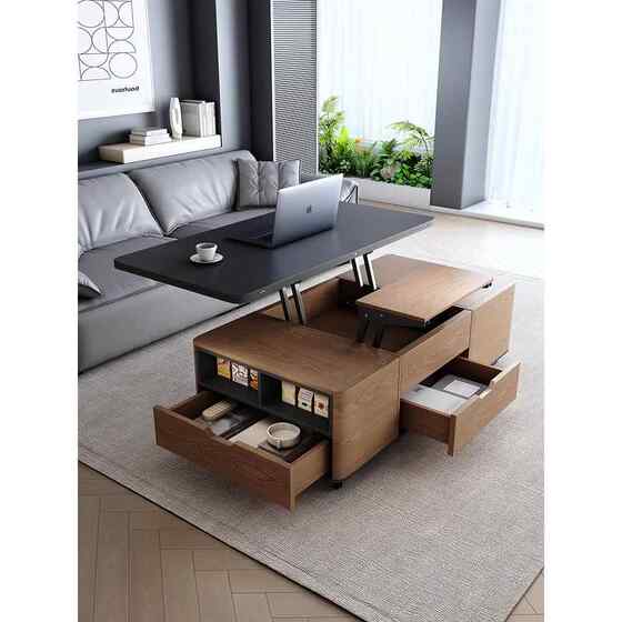 New multi-functional rock slab lifting coffee table dining table integrated and dual-purpose small apartment with stool living room movable
New multi-functional rock slab lifting coffee table dining table integrated and dual-purpose small apartment with stool living room movable