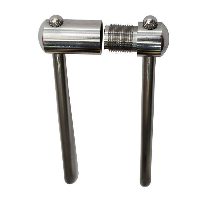 Инструменты для наконечника кия 不锈钢金属皮头压制器 压皮头枪头杆头工具 皮头修理器 台球配件