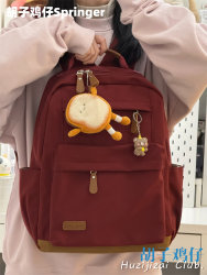 Who can't love a simple and retro style schoolbag Who can't love a simple and retro style schoolbag