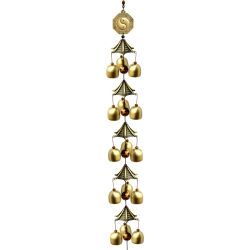 Bagua Five-Layer Six-Layer Seven-Layer Nine-Layer Copper Wind Chime Tower Hanging Door Metal Pure Copper 15 Bell 18 Bell Home Pendant Bagua Five-Layer Six-Layer Seven-Layer Nine-Layer Copper Wind Chime Tower Hanging Door Metal Pure Copper 15 Bell 18 Bell Home Pendant