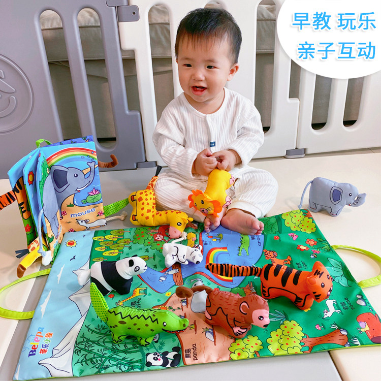 Belepa 3D Cloth Book Early Education Toy for Babies (6-12, 0-3