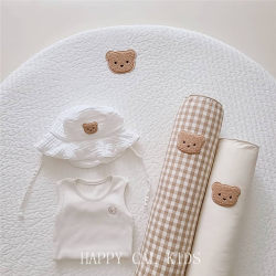 Korean ins Style Bear-Shaped Baby Cylindrical Bed Bumper, Baby Anti-Collision Side Sleeping Pillow, Leg-Hugging Comfort Pillow Korean ins Style Bear-Shaped Baby Cylindrical Bed Bumper, Baby Anti-Collision Side Sleeping Pillow, Leg-Hugging Comfort Pillow