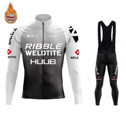 Autumn and Winter Cycling Clothing, Road Bike, Mountain Bike, Fleece-Lined, Warm, Long-Sleeved Suit, Slim-Fitting Outdoor Sportswear Autumn and Winter Cycling Clothing, Road Bike, Mountain Bike, Fleece-Lined, Warm, Long-Sleeved Suit, Slim-Fitting Outdoor Sportswear