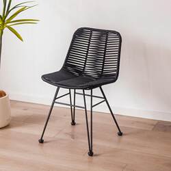 Outdoor Dining Chair, Rattan Chair, Balcony Leisure Dining Chair, Simple and Unique Restaurant Chair, Commercial Homestay Check-In Rattan Table and Chair Set Outdoor Dining Chair, Rattan Chair, Balcony Leisure Dining Chair, Simple and Unique Restaurant Chair, Commercial Homestay Check-In Rattan Table and Chair Set