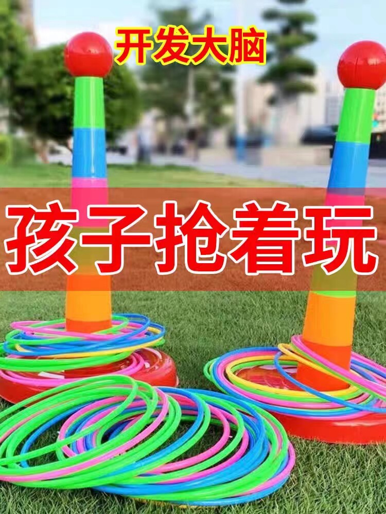 Gioco Lancio Anelli Per Bambini E Adulti - Set Legno Con 15 Anelli | Per Interni Ed Esterni | Con Borsa Trasporto - Foto 12