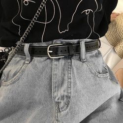 A Versatile Little Belt, a Full-Hole Simple Genuine Leather Belt That Can Be Used in All Seasons, a Retro Soft Leather Women's Belt A Versatile Little Belt, a Full-Hole Simple Genuine Leather Belt That Can Be Used in All Seasons, a Retro Soft Leather Women's Belt