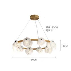 Bedroom Marble Living Room Chandelier Modern Simple Natural Restaurant Model Room Designer Light Luxury Nordic Hall Lamps Bedroom Marble Living Room Chandelier Modern Simple Natural Restaurant Model Room Designer Light Luxury Nordic Hall Lamps