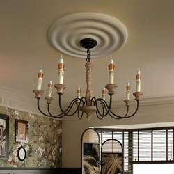 American-Style Chandelier, Pastoral Retro Wooden Candle Atmosphere, Creative Vintage Lamp, 2025 New Model, Grand Living Room Main Light American-Style Chandelier, Pastoral Retro Wooden Candle Atmosphere, Creative Vintage Lamp, 2025 New Model, Grand Living Room Main Light