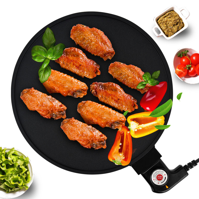 Plaque De Cuisson Électrique Antiadhésive Multifonction - Barbecue Coréen Sans Fumée Pour Crêpes, Hamburgers, Œufs Et Plus