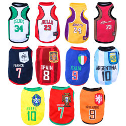 Pets, large, medium and small dogs, dogs, cat vests, World Cup uniforms, basketball, dogs, clothing, cat supplies, clothing Pets, large, medium and small dogs, dogs, cat vests, World Cup uniforms, basketball, dogs, clothing, cat supplies, clothing