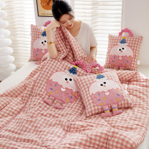 Cotton dual-purpose pillow cushion pillow quilt nap air conditioning quilt pure cotton cartoon portable car sofa office 
Cotton dual-purpose pillow cushion pillow quilt nap air conditioning quilt pure cotton cartoon portable car sofa office
