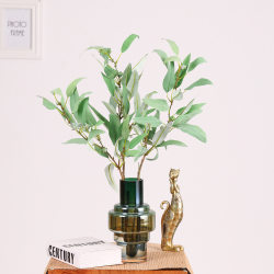 Cross-border hot selling artificial simulated eucalyptus leaves, eucalyptus greening, simulated plant bouquets, wedding decoration green plants Cross-border hot selling artificial simulated eucalyptus leaves, eucalyptus greening, simulated plant bouquets, wedding decoration green plants