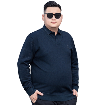 Baodun Wolf Warm Large Size Men's Fake Two-Piece Long Sleeve T-Shirt 
Baodun Wolf Warm Large Size Men's Fake Two-Piece Long Sleeve T-Shirt