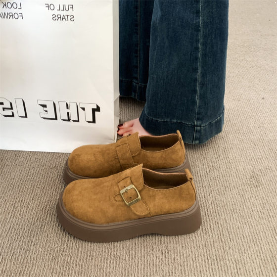 Forest retro thick-soled Birken shoes for women 2025 autumn new casual loafer shoes Boken single shoes
Forest retro thick-soled Birken shoes for women 2025 autumn new casual loafer shoes Boken single shoes