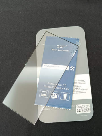 GOR Tempered Accessories Screen Protector Protection Film HD Transparent ClearTough S24 Plus, S24 Ultra Tempered Glass