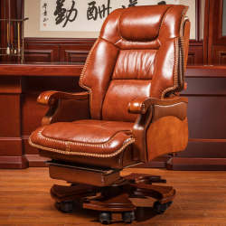 Leather Boss Chair Business Large Class Chair Luxury Office Chair Massage Reclining Swivel Chair For Home Computer Chair Leather Boss Chair Business Large Class Chair Luxury Office Chair Massage Reclining Swivel Chair For Home Computer Chair