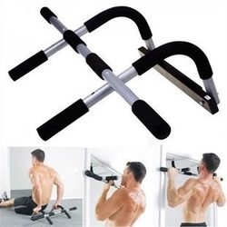 Home door horizontal bar indoor horizontal bar stainless steel pull-up device door frame wall horizontal bar kids gravity Home door horizontal bar indoor horizontal bar stainless steel pull-up device door frame wall horizontal bar kids gravity