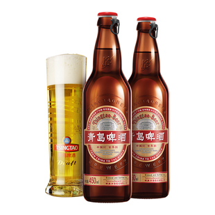 【23年预售】青岛啤酒国潮瓶450ml*12瓶