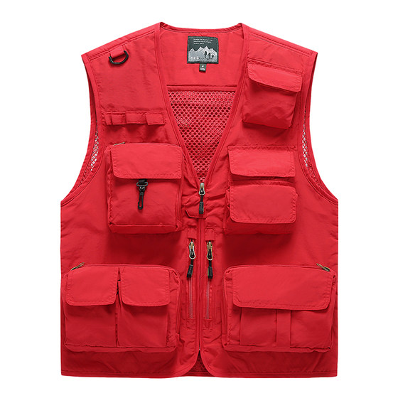 Multifunctional photography vest for men fishing multi-pocket vest for men's jacket thin outdoor work sleeveless shoulder
Multifunctional photography vest for men fishing multi-pocket vest for men's jacket thin outdoor work sleeveless shoulder