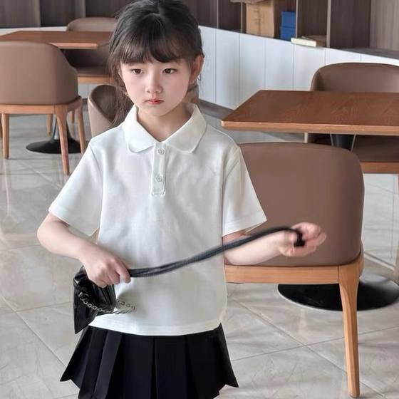 New style of summer clothing for boys and girls in large children's loose tops for short-sleeved T-shirt for summer children's lapels POLO shirt
New style of summer clothing for boys and girls in large children's loose tops for short-sleeved T-shirt for summer children's lapels POLO shirt