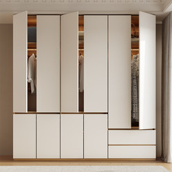 Zhu Meichao Enf-Grade European Pine Board Modular Wardrobe for Bedroom, Economical Home Cabinet, Natural Wood 1.8 Thickened Wardrobe Zhu Meichao Enf-Grade European Pine Board Modular Wardrobe for Bedroom, Economical Home Cabinet, Natural Wood 1.8 Thickened Wardrobe