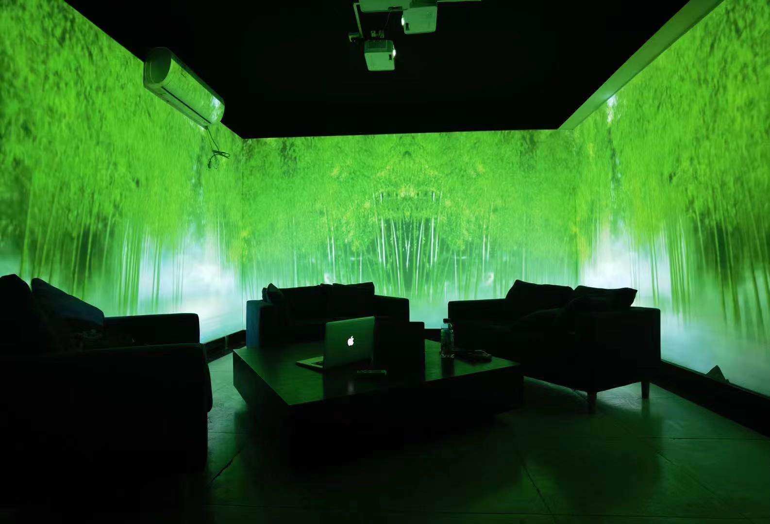 홀로그램 레스토랑 돔 트랙 극장 소프트웨어 맞춤형 실내 및 실외 대화형 지상 투영 3D 몰입형 5D 대화형-