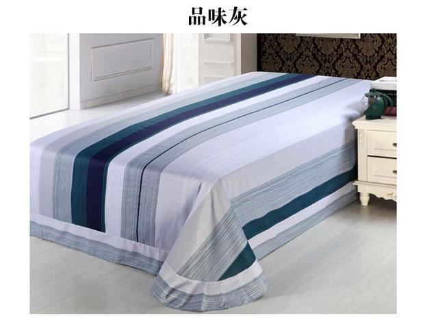 1.5米双人床单单件纯棉 全棉被单250x270 1.8/2米床 特价清仓包邮